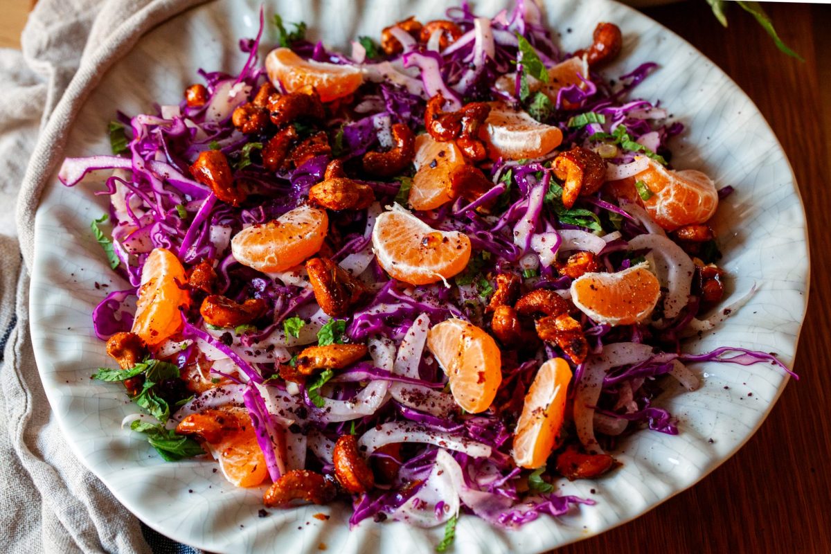 winter cabbage salad with mandarins and cashews – smitten kitchen